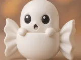 Halloween Chibi Ghost in a Wrap-0