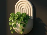 Boho Wall Mounted Planter | Modern Hanging Pot-1