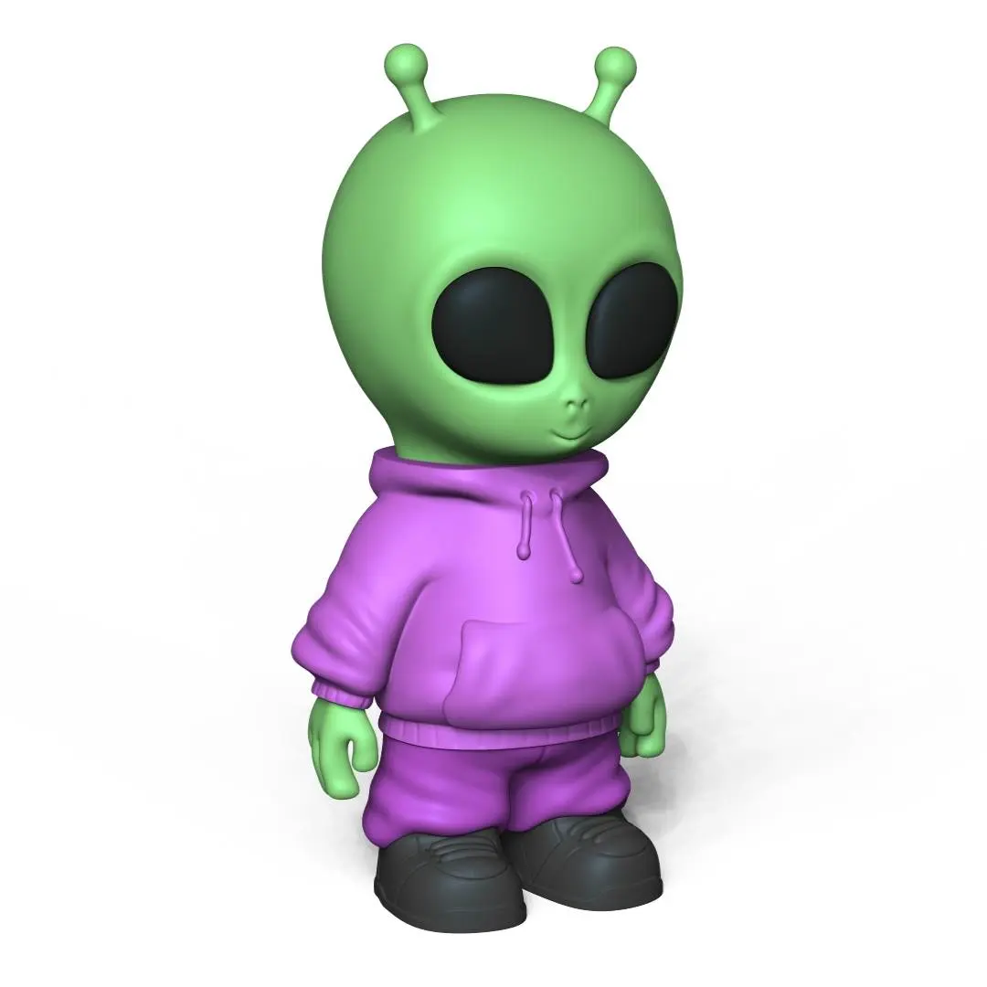 Cute Alien Miniature - Funny Gift Chibi
