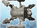 Cistia combat robot (7) - miniatures warhammer mini RPG scen-3