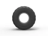 Monster Jam tire 23 Scale 1:25-4