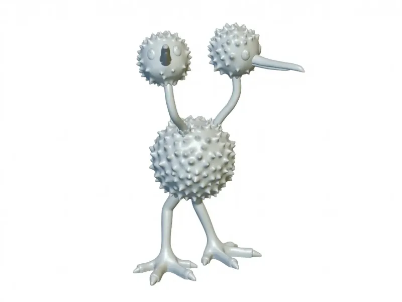 Pokemon Doduo #84 - Ready for 3D Printing!