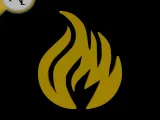 Simple Flame Symbol - 2D Art-0