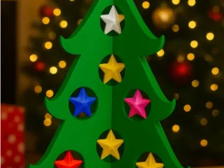 ÁRBOL MULTICOLOR NAVIDEÑO 3D-MULTICOLOR SIN SOPORTES