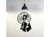 Geisha wall sculpture 2D-0