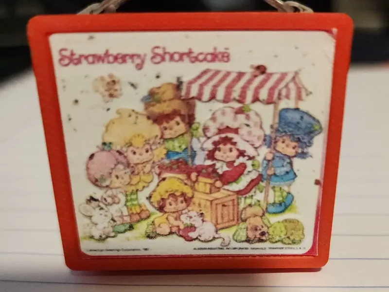 Updated Handle retro Miniature lunch box.