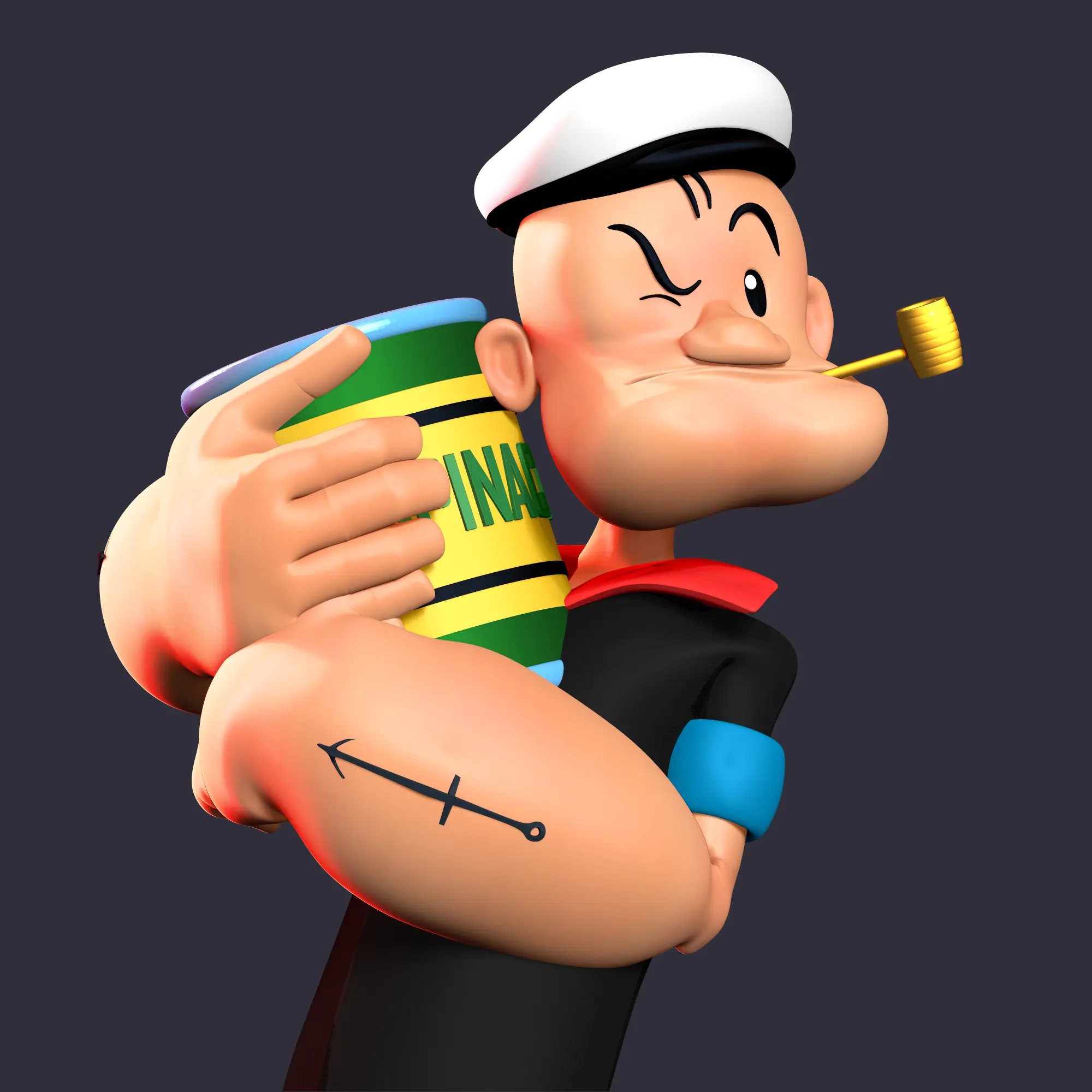 Popeye likes Spinach