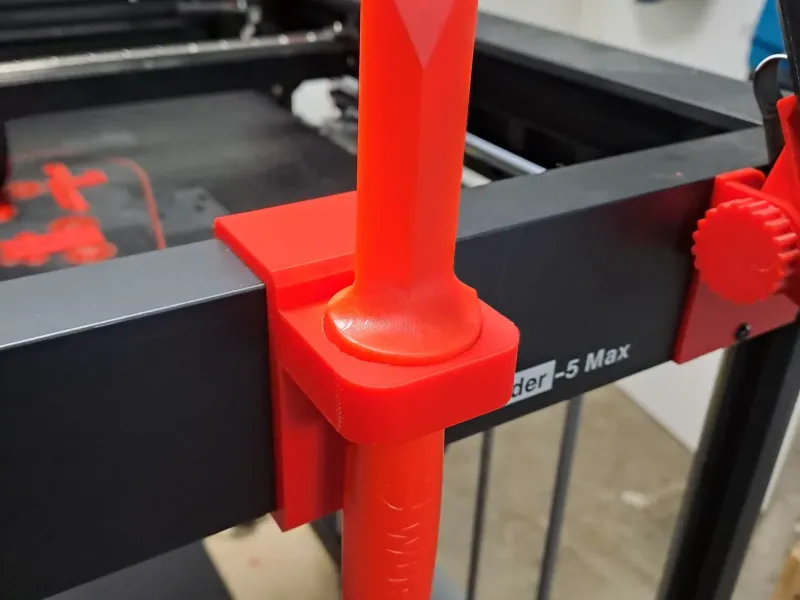 Ender 5 Max holder for Wurth scraper 0714541223