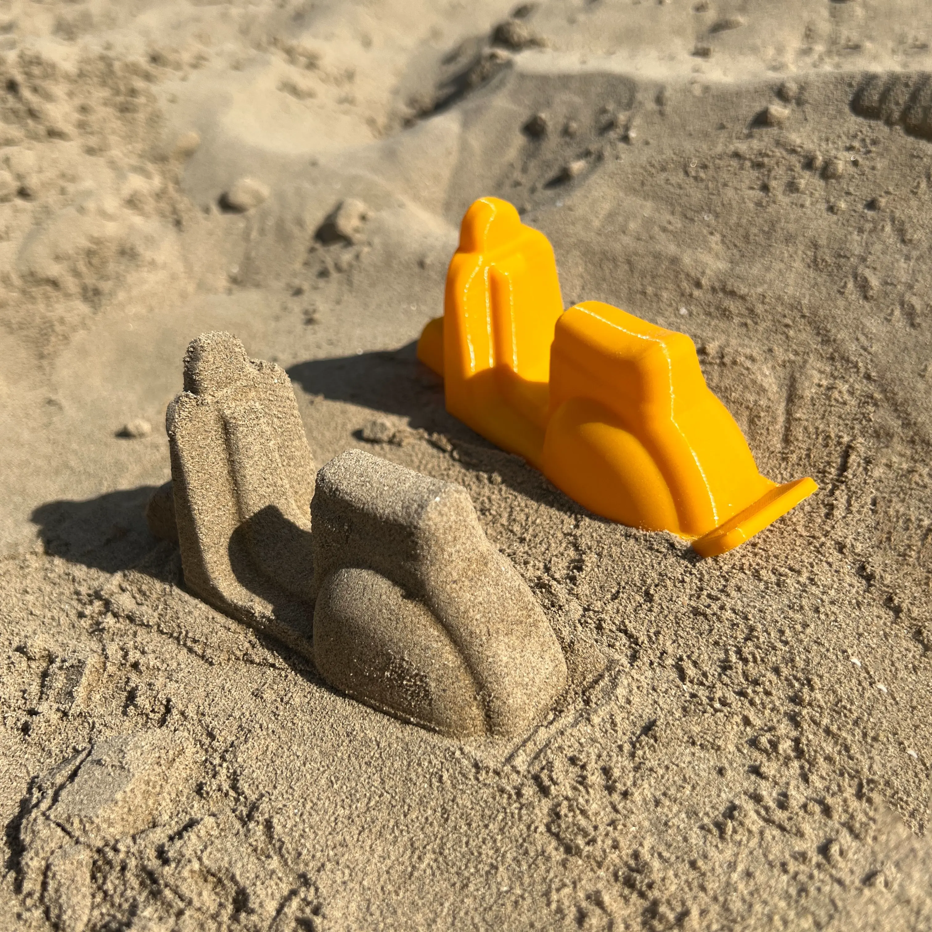 Italian trifecta sand molds (Panda - Ape - vespa)