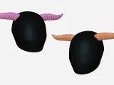 Buffalo Horn for Motorcycle Helmets - Accessory-8
