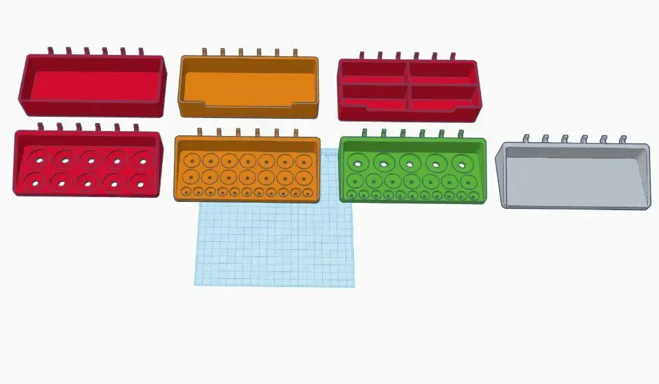 Screwdriver Pegboard Holders (4 sizes)