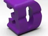 3D fridge magnet Text Flip-0
