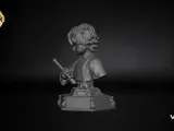 Zenitsu Agatsuma Bust STL 3D Model | Demon Slayer Fan Art-3