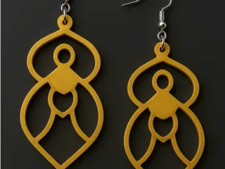 Earrings - 002 - Easy Print - Free