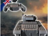 Valentine Mark Mk. X infantry tank - miniatures ww2 vehicle-2