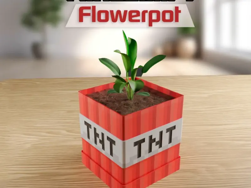 Maceta TNT Minecraft