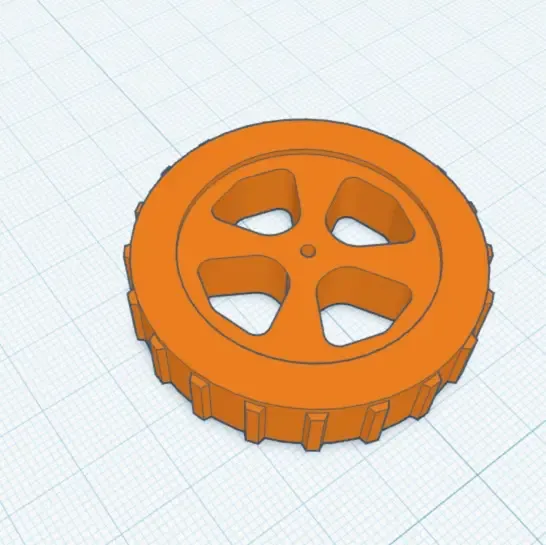Dc motor wheels