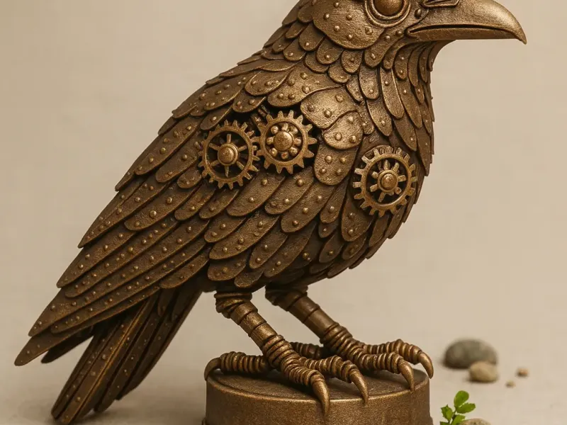 Steampunk Raven