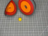 Earth Layers Model - MultiColor Printer Version-1