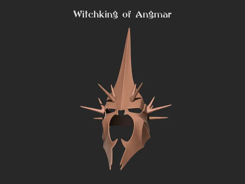 Witch king of Angmar 3d print model