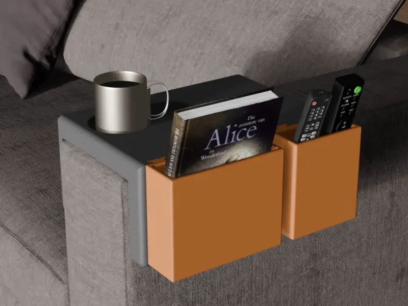 Customizable Armrest/Shelf Table