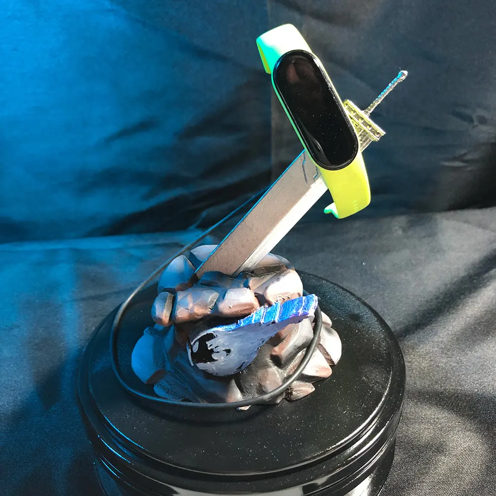 Buster Sword Mi Band Charging Stand 