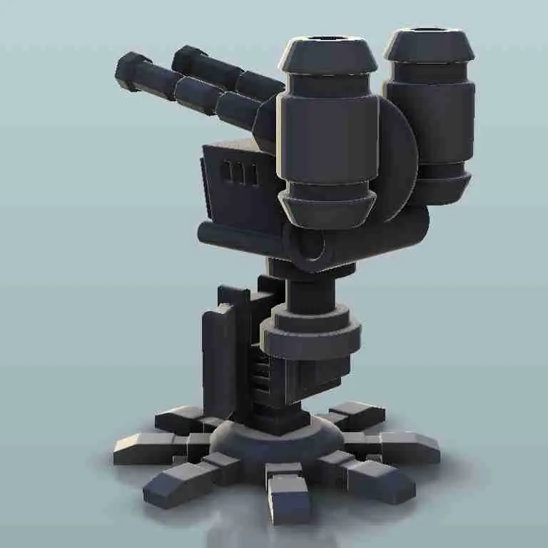 Anti-air mobile turret - miniatures warhammer 40k 40000 scif | 3D ...