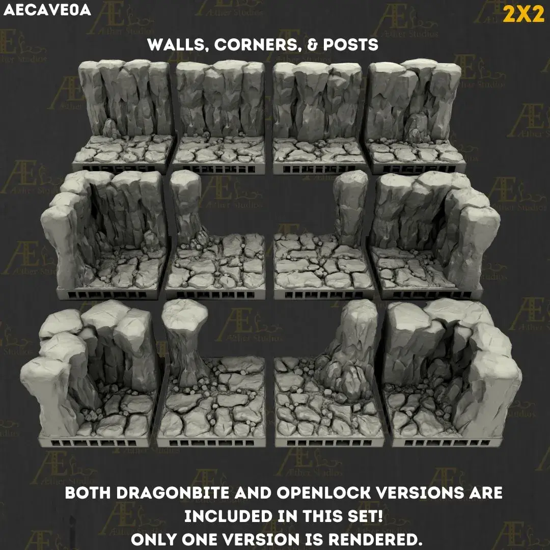 3D Printer Files | 3MF File | AECAVE0A - Rich Caverns Core | Creality Cloud