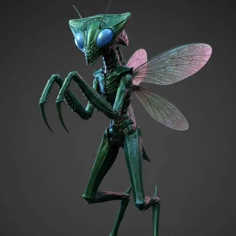 Alien - Os Mantóides (Seres Parecidos com Louva-deus)
