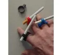 Finger cigarette holder