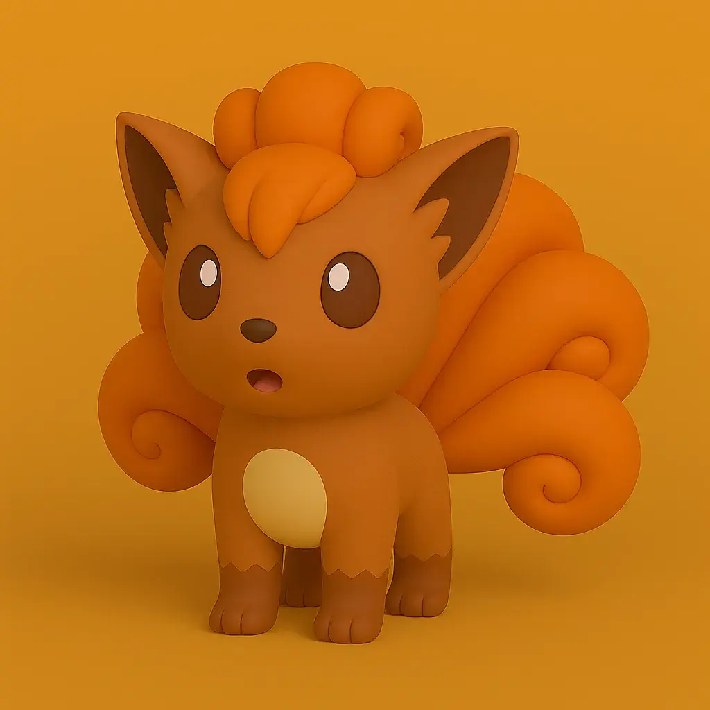 Pokemon battle style - Vulpix #037