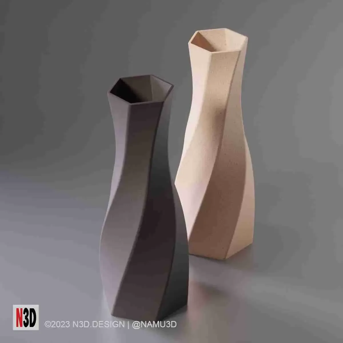 Vase 0031 - Classic twist vase