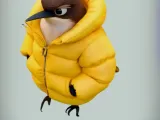 Bird in Yellow Puffer Jacket -3