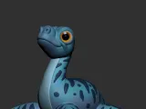 CUTE PLESIOSAURUS (PRINT IN PLACE)-2