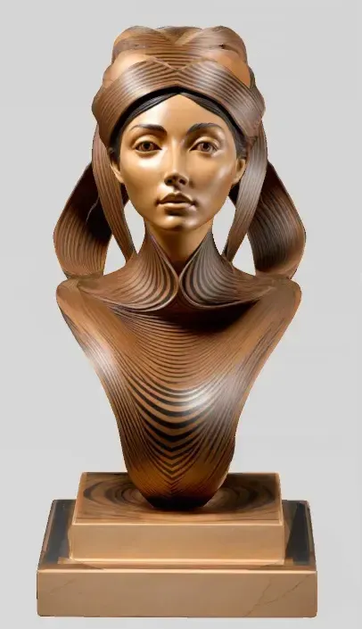 Woman Bust Decoration