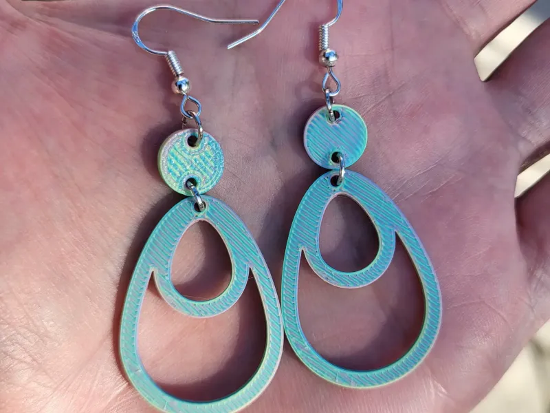 Earrings - 065 - Easy Print - Free
