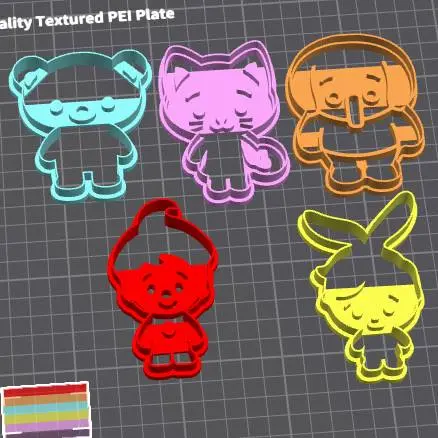 3D Printer Files | 3MF File | PlimPlim Cookie Cutter Set – 3D Printable ...