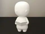 Simple figure with book-1