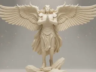 Anjo rezando