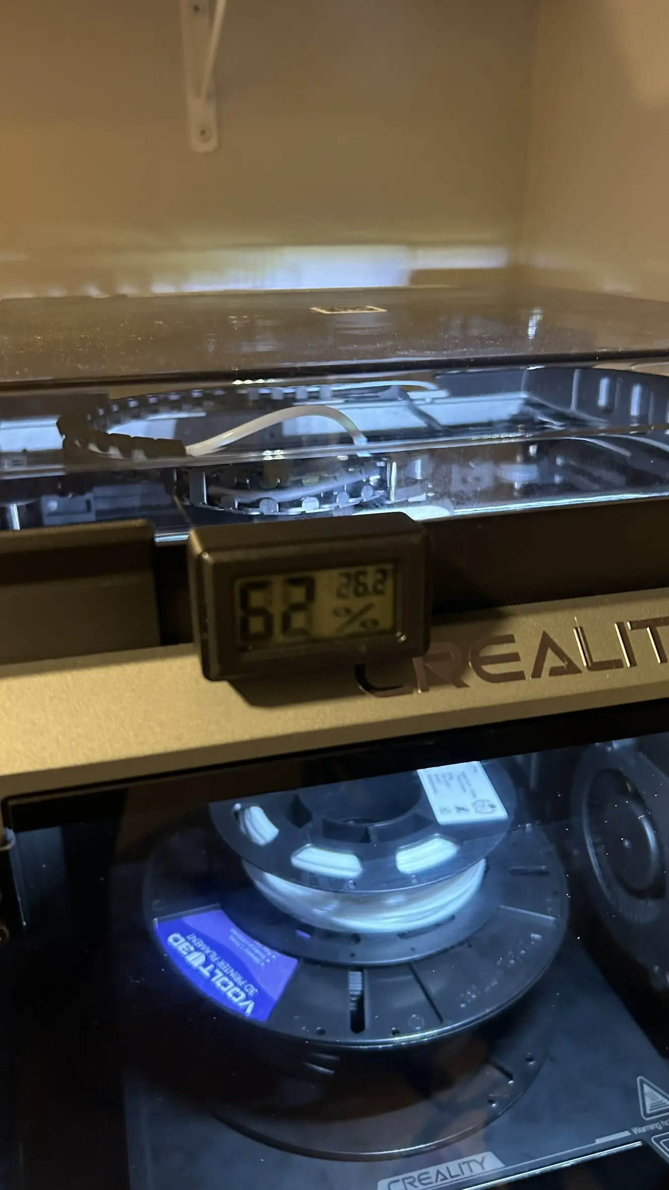 Higrometer + Air Vented Lid Riser