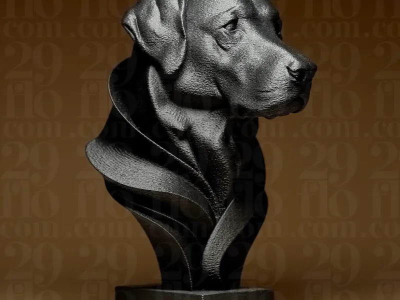 Modern Labrador Bust