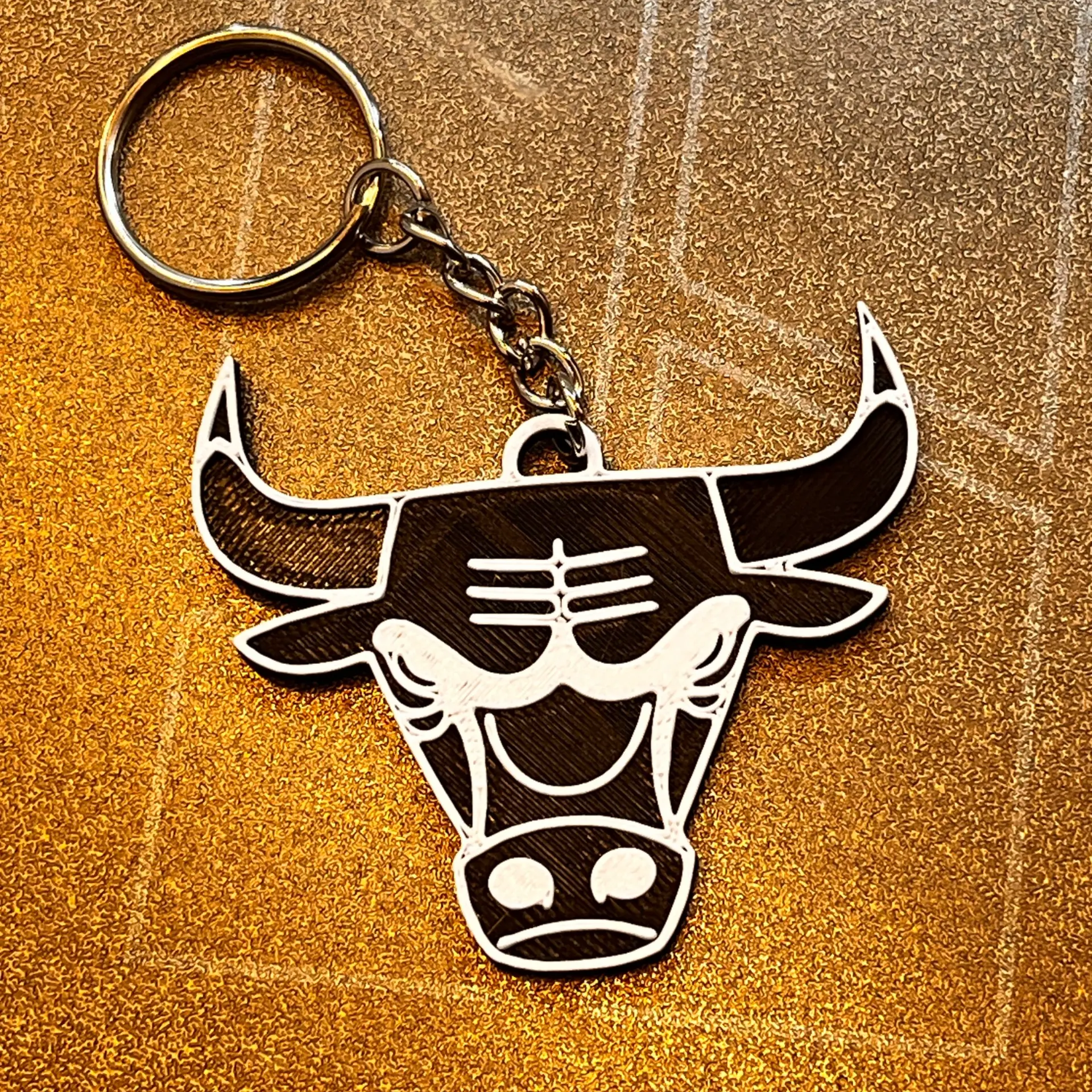 3D Printer Files | 3MF File | Keychain Chicago Bulls | Creality Cloud