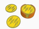 FLASH COASTERS AND HOLDER-1