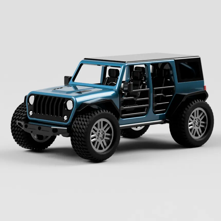 4-Door JEEP Wrangler with removable Hardtop