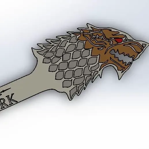 House Stark Sigil Bookmark