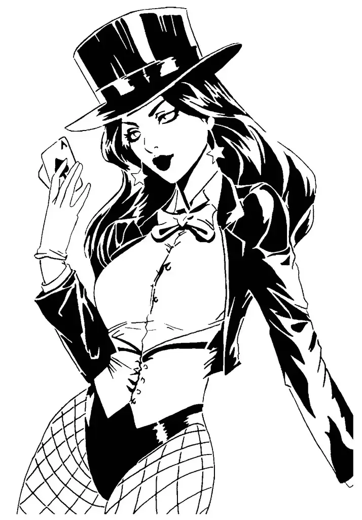 Zatanna șablon 2