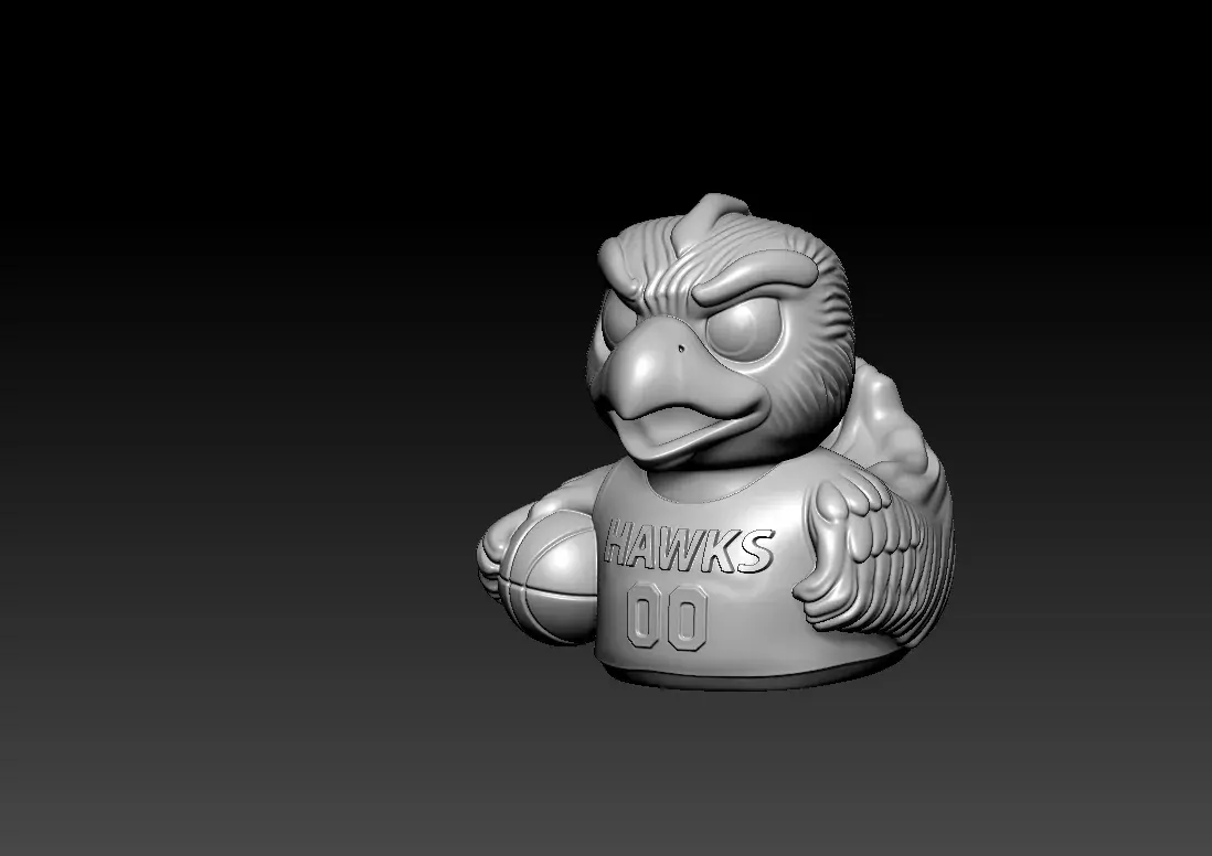 Rubber Hawk Other STL Download - Rubber duck - Harry the Hawk - 3D printby Rubber Duck
