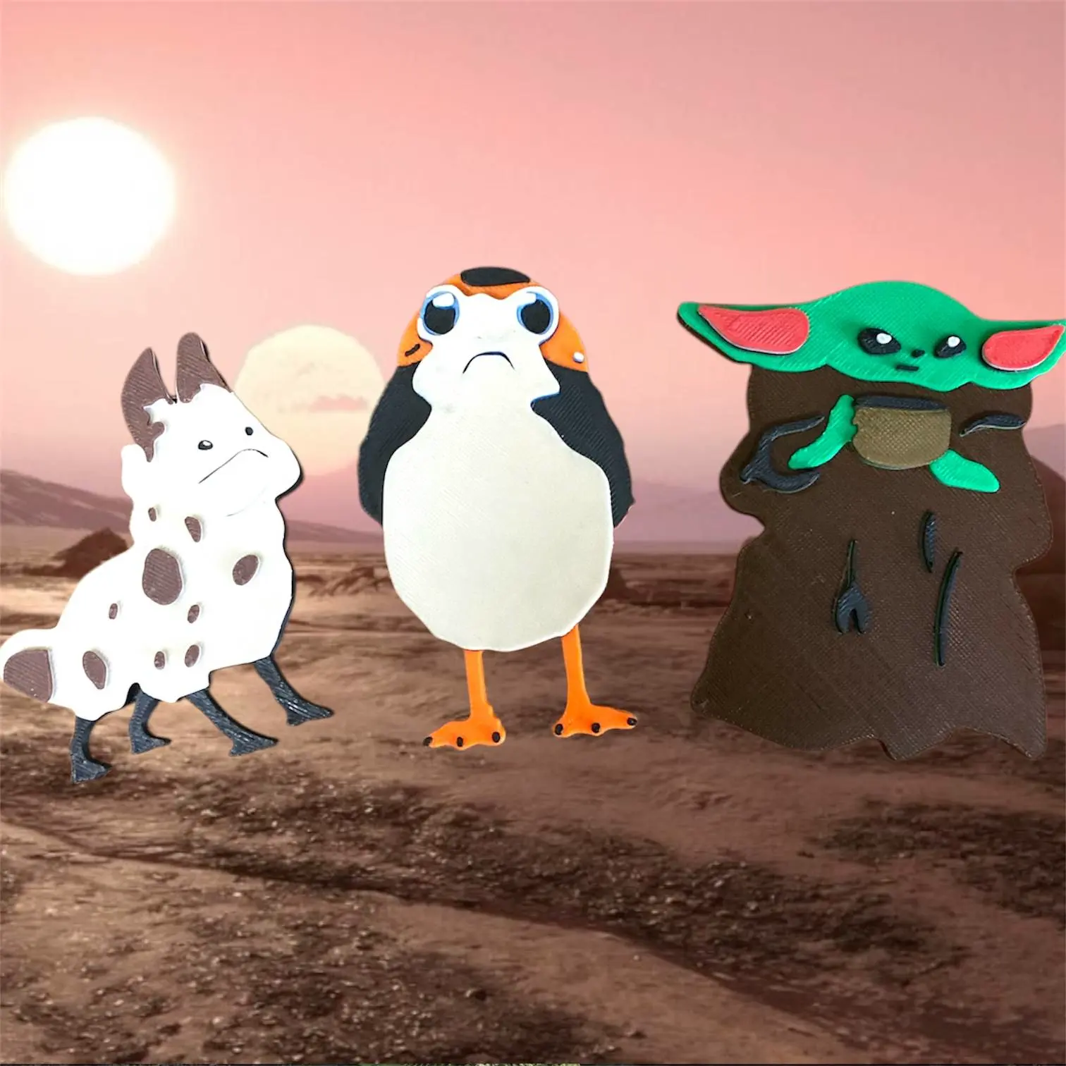 Beloved Star Wars Characters - Fridge Magnets