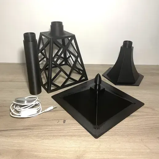 farola en miniatura 
