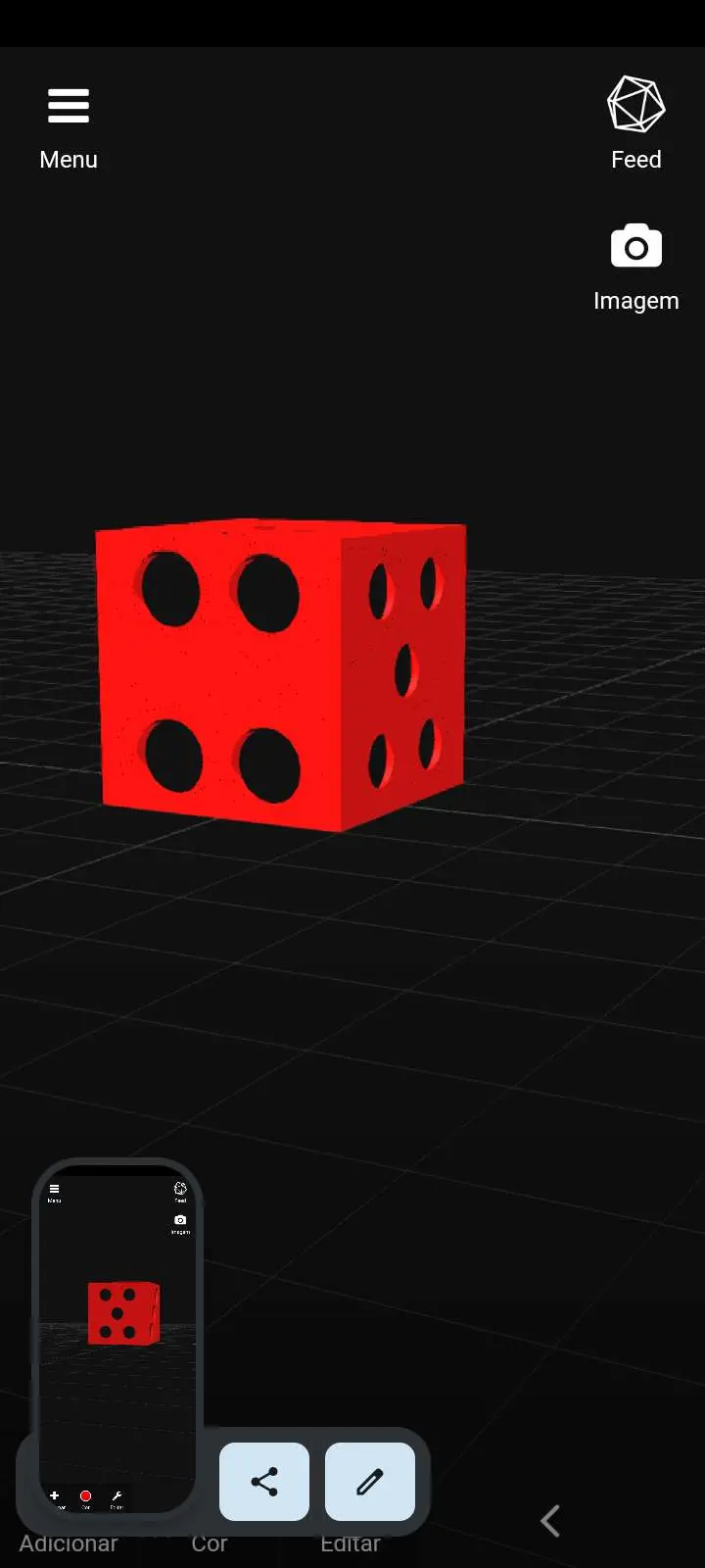 dado para juego 